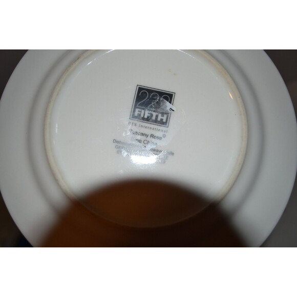 Vintage Lily of The Valley,  Tuscany Rose Plate - Picture 3 of 4